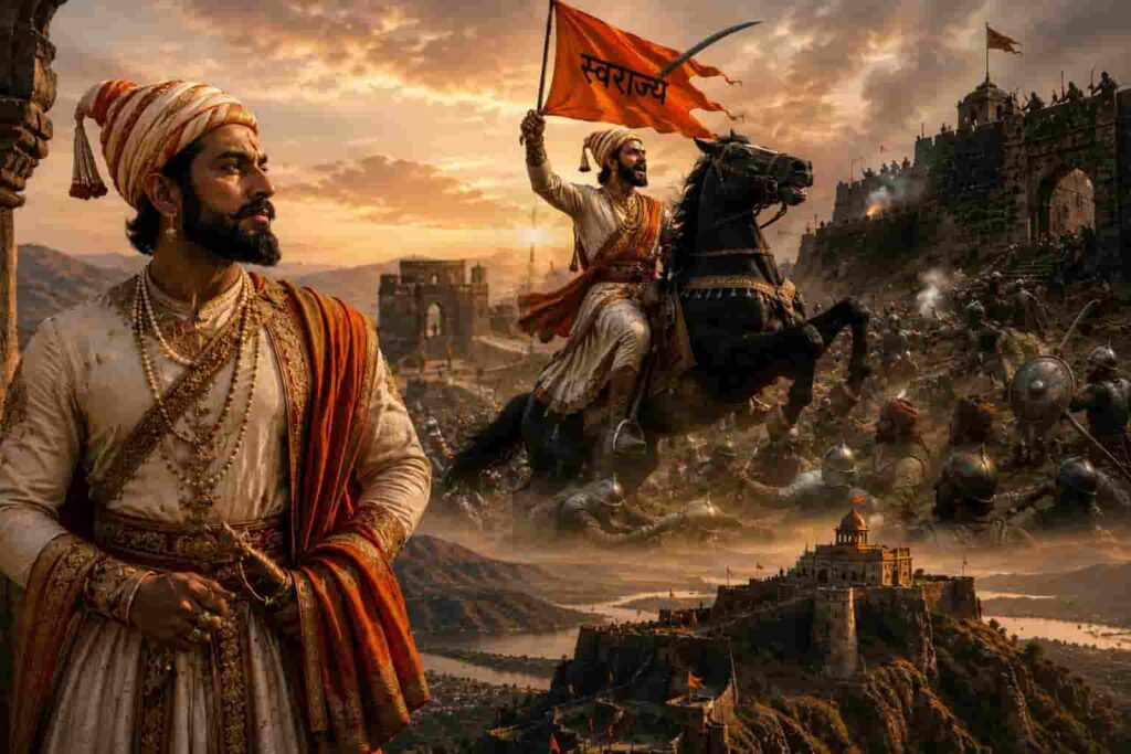 मराठा साम्राज्य के संस्थापक छत्रपति शिवाजी महाराज का