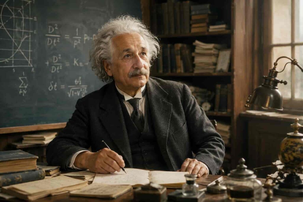 Albert Einstein is a very great leader man